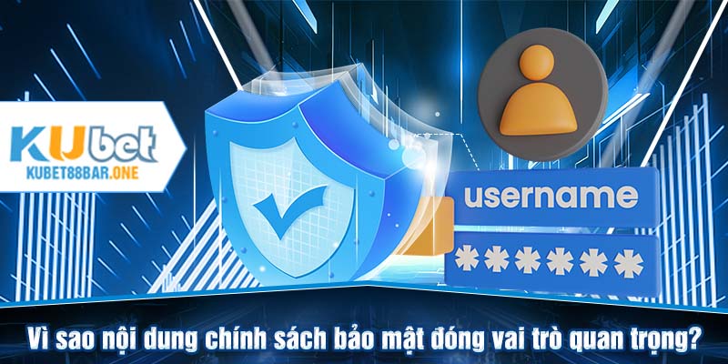 Vì sao nội dung chính sách bảo mật đóng vai trò quan trọng?